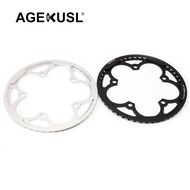 Aceoffix Bike Chainring Chainwheel 130 BCD 50T A7075 Alloy Guard Single Speed For Brompton 3 Sixty Fnhon Dahon Folding Bicycle