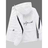 elgini windbreaker windbreaker jacket 2026 Ice Silk Summer Sunscreen Clothing Men Outdoor Lightweigh