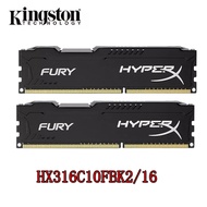 Kingston HyperX Fury DDR3 RAM 16GB kit (2x 8GB) DDR3 1600MHz HX316C10FBK2/16 Desktop Memory Black