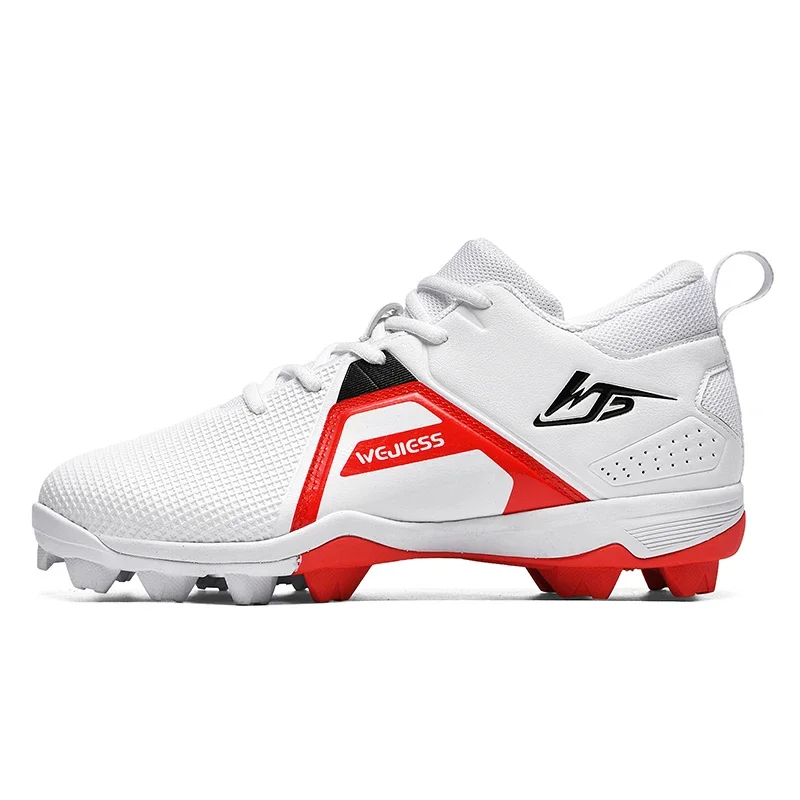 Mens Baseball Shoes Training Long Spikes Softball Shoes Non-slip Cleats And Turf Softball Sneakers B