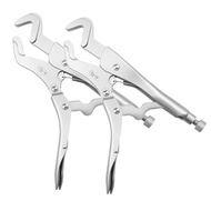 Vice Grips Pliers Set Curved Jaw Locking Pliers Adjustable Solid Pipe Clip Repair Welding Pliers Fas