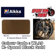 WL19 K- Speed Black Gold - Aikka Sport Rim Colour Series