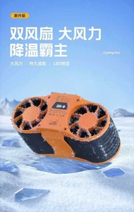 Quạt  thắt lưng  hai ống F19   có 5 chế độ gió  với dung lượng pin 20000 MAh-bảo hàng 6 tháng