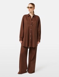 SCOTCH & SODA Ovrszd lght wght cotton shirt