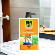 Gel tắm gội 2in1 MENCODE hương trẻ trung năng động 630g - Da sạch tóc khỏe