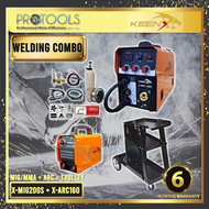 PROTOOLS x KEEN-X SPECIAL WELDING COMBO! X-MIG200S MIG/MMA WELDING + X-ARC160 MMA WELDING MACHINE + 