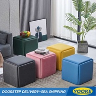 YOOK Nordic Internet Celebrity Storage Stool Shoe Changing Stool Multifunctional Small Stool Foldabl