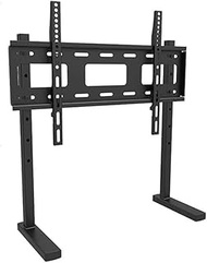 Tv Rack stand wall bracket Storage shelf Black Universal 32" To 65" LCD Flat TV Table Top Stand | VESA Mount With Tempered Glass Base