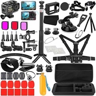 Accessories for DJI 5 Pro/ 4/3 Waterproof Case Diving Housing Silicone Case Glass Screen Protector F