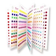 Ready Stock -(960 Pieces) Fancy Women Multi Color Velvet Bindi Book