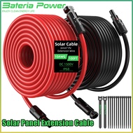 Bateria Power 10AWG Solar Panel Extension Cable 20FT/30FT/50FT/100FT Extension Cable Wire with Femal
