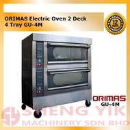 ORIMAS Electric Oven 2 Deck 4 Tray GU-4M