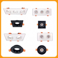 Eyeball Casing Fitting Eye ball 1 2 3 Head Casing Black And White Eyeball Casing Square or Round (Polycarbonate)
