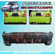 PERODUA KANCIL LAMPU PETAK KANCIL 660 850 MIRA GINO LOOK REAR BUMPER (MIRA GINO) BUMPER BELAKANG KAN