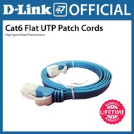 D-Link 1m/ 2m/ 3m High Speed Ethernet Network Gigabit LAN RJ45 Cable Cat 6 10 Gbps GbE Flat UTP