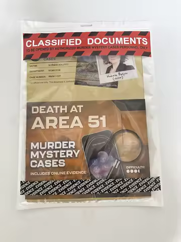 "Unsolved Mysteries Case Files: The Death Zone," a new murder mystery card game, perfect for holiday
