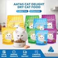 Aatas Cat Delight Dry Cat Food 1.2kg/7kg - Complete & Balanced, Omega, Antioxidants, Taurine