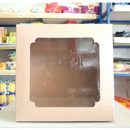 20cm Brown Cake Box 20cm Window Cake Box/ 20cm Kraft Cake Box/ 20cm Window Kraft Cake Box/