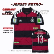 GERMANY RETRO AWAY JERSEY 2014 GERMANY AWAY JERSEY 14