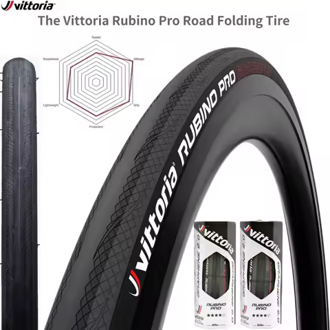 Vittoria Rubino Pro IV Graphite Race 2.0 700x25/28C Folding Tyres Road 28" Bicycle Clincher tire
