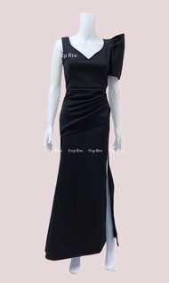 A.MI.HAN. WOMEN PUFF SLEEVE FILIPINIANA/ELEGANT Long /wedding/debut/formal event/casual Ladies Gown 