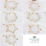 MATA KT8RXJ . XUPING GOLD PLATED BRACELET FOR ADULT WOMEN WITH ZIRCON EYES