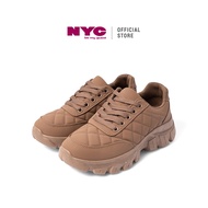 NYC Kasut Perempuan Lettie Comfort Sneakers -N62501-MM01SV-33-COFFEE