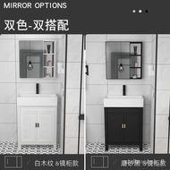 ‍🚢Bathroom Washbasin Cabinet Combination Floor-Type Corner Bathroom Cabinet Small Apartment Washstand Mini Sink Inter-Pl