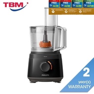 Philips HR7320/11 Food Processor 700W, 2-In-1 Disc, 19 Functions (Black)