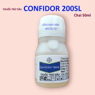 Thuốc trừ sâu CONFIDOR 200SL (Chai 50ml) - Diệt trừ sâu bọ trĩ rầy nâu rệp sáp trên hoa hồng cây cản