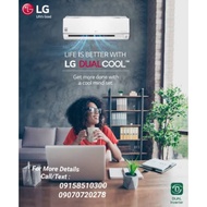 LG 1.0hp Dual Cool Inverter Split Type Aircon
