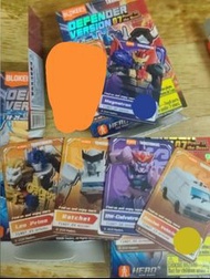 5盒全走$75-布魯可 Transformer 變形金剛 淤泥 Leo Prime 救護車 Ratchet Galvatron 星辰版 第七彈 blokees 白獅柯柏文 白獅擎天柱