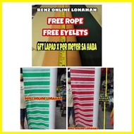 ◳ ☋ ☬ Per Meter Stripe Tolda Trapal 6ft Height x per meter sa haba / Diy Lona/ Lona Tolda Tarpaulin