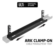 ULTi Ark Easy Access Clamp-On Cable Management Organizer Tray, Extendable & No-Drill Design, Made fo