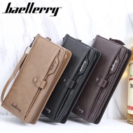 🇹🇭สินค้าพร้อมส่ง🇹🇭 Baellerry กระเป๋าสตางค์ กระเป๋าสตางค์ผู้ชาย ใบยาว