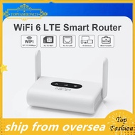 [TopFashion] WiFi6 Router 4G WiFi Portable Router Compatible with Non-Contract 5G SIM Cards US-Plug