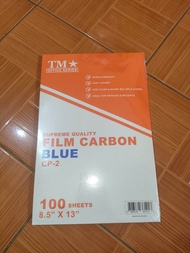 TM office series Carbon Paper Blue Long / Film Carbon by box (100pieces)