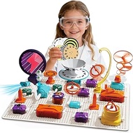 Gohero Circuits Science Kit，76 STEM Projects,Science Experiments for Kids with Fan, RGB Lights,Learn