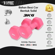 Warehouse Clearance Dumbell 3 Kg Mini Barbell Weight Training/ - Anti-Slip Dumbell 2Kg Dumbell 1Kg Y