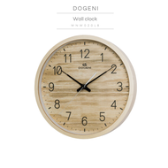 DOGENI นาฬิกาแขวน (WNW020LB) นาฬิกาแขวนผนัง นาฬิกาแขวนไม้ เข็มเดินเรียบ ขนาด 30 ซม.