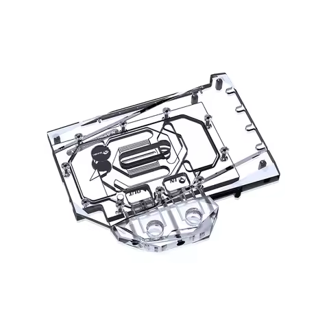Bykski Water Cooler Use For ASUS Dual Geforce RTX 4060 Ti OC Graphics Card Cooling Block,With Backpl