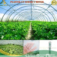 Plastik atap UV 14% lebar 3M tebal 170 micron green house hidroponik