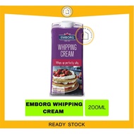 EMBORG WHIPPING CREAM 200ml INSTANT DELIVERY PENANG AREA ONLY