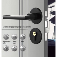 Minimalist Door Lock Continental Bedroom Door Handle Lock Interior Anti-Theft Room