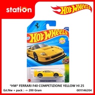 HW HOT WHEELS FERRARI F40 COMPETIZIONEHW - DIECAST