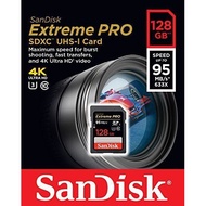 SANDISK SDXC 128GB EXTREME PRO - MEMORY SD CARD SANDISK 128GB ORIGINAL