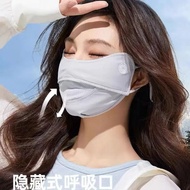 UPF 50+ Anti-UV Mask, Breathable Smooth Fabric Sunscreen Mask