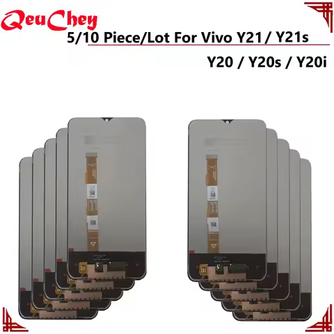 5/10 Piece/Lot For Vivo Y21 V2111 / Y21s V2110 LCD Display Touch Screen Assembly For Vivo Y20 Y20i Y