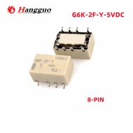 10PCS/Lot Original  G6K-2F-Y G6K-2F-Y-5VDC G6K-2F-Y-12VDC G6K-2F-Y-24VDC Signal Relay 8Pin DC 5V 12V