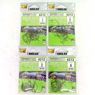 【Great discount】THE ANGLAR 4212 X 20PCS WIDE GAP INLINE CIRCLE GALAH HOOK